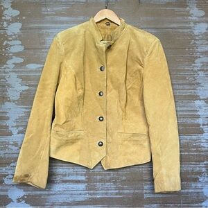 Cripple Creek 100% Leather Yellow Jacket Concho Western Rodeo NFR Womens XL